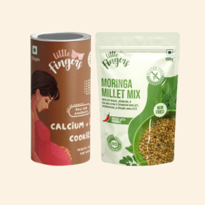 Calcium + Iron Cookies And Moringa Millet Mix Combo